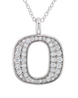 Skeie's Jewelers University of Oregon Ducks "O" Pendant - Diamonds