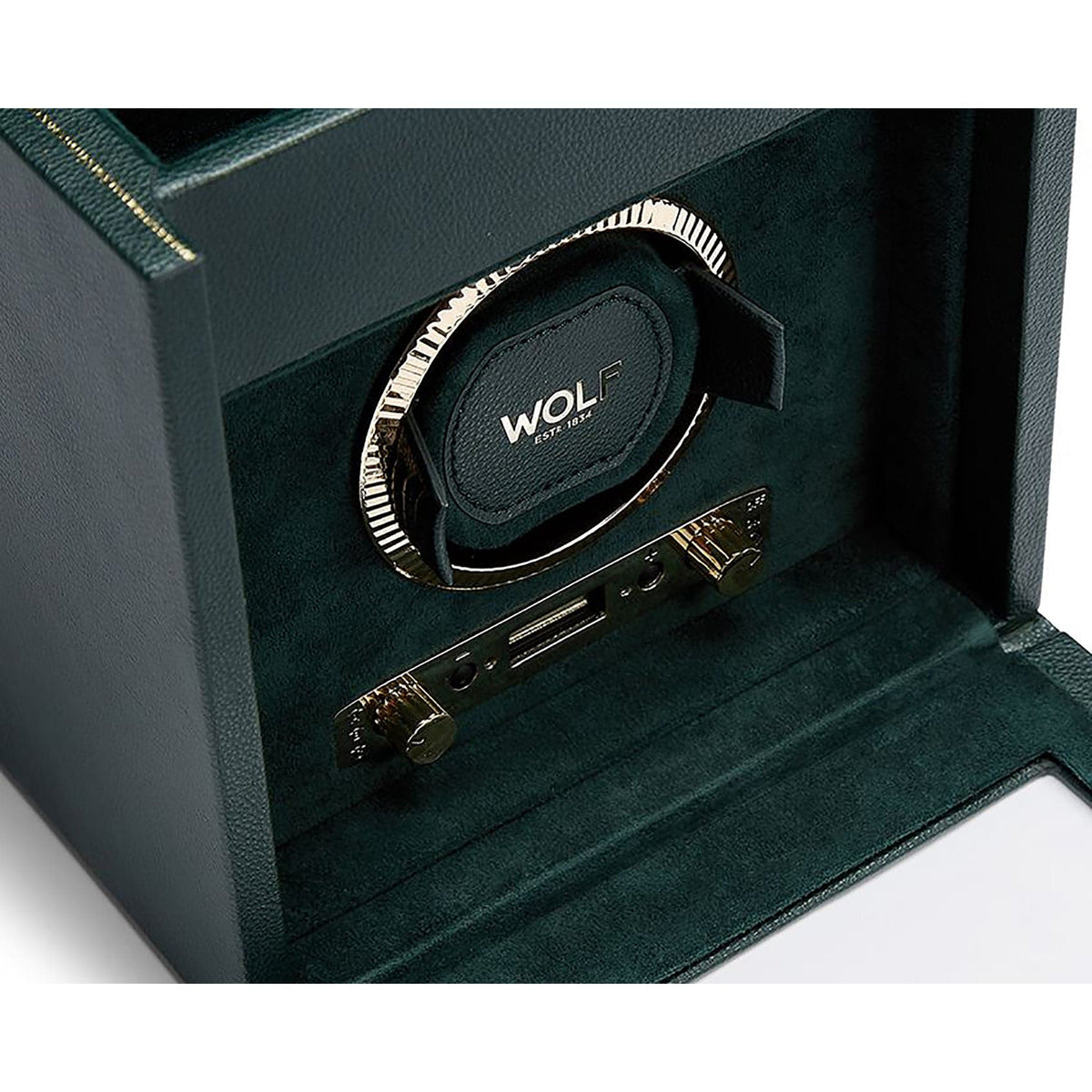 WOLF 1834 British Racing Green Single Watch Winder Skeie s Jewelers