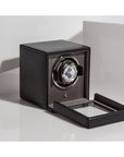 Cub Single Watch Winder with Cover by WOLF - Skeie's Jewelers