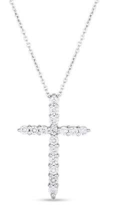 Roberto Coin 0.32ct Diamond Cross Pendant - Skeie's Jewelers