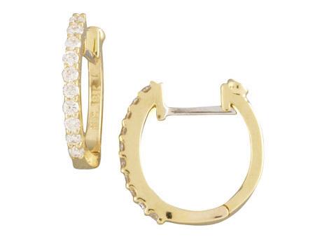 Roberto Coin Diamond Baby Hoops - Skeie's Jewelers