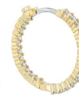 Roberto Coin 1 Carat Inside-Out Diamond Hoops - Skeie's Jewelers