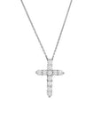Roberto Coin 0.45ct Diamond Cross Necklace - Skeie's Jewelers