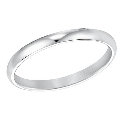 2mm Platinum Wedding Band