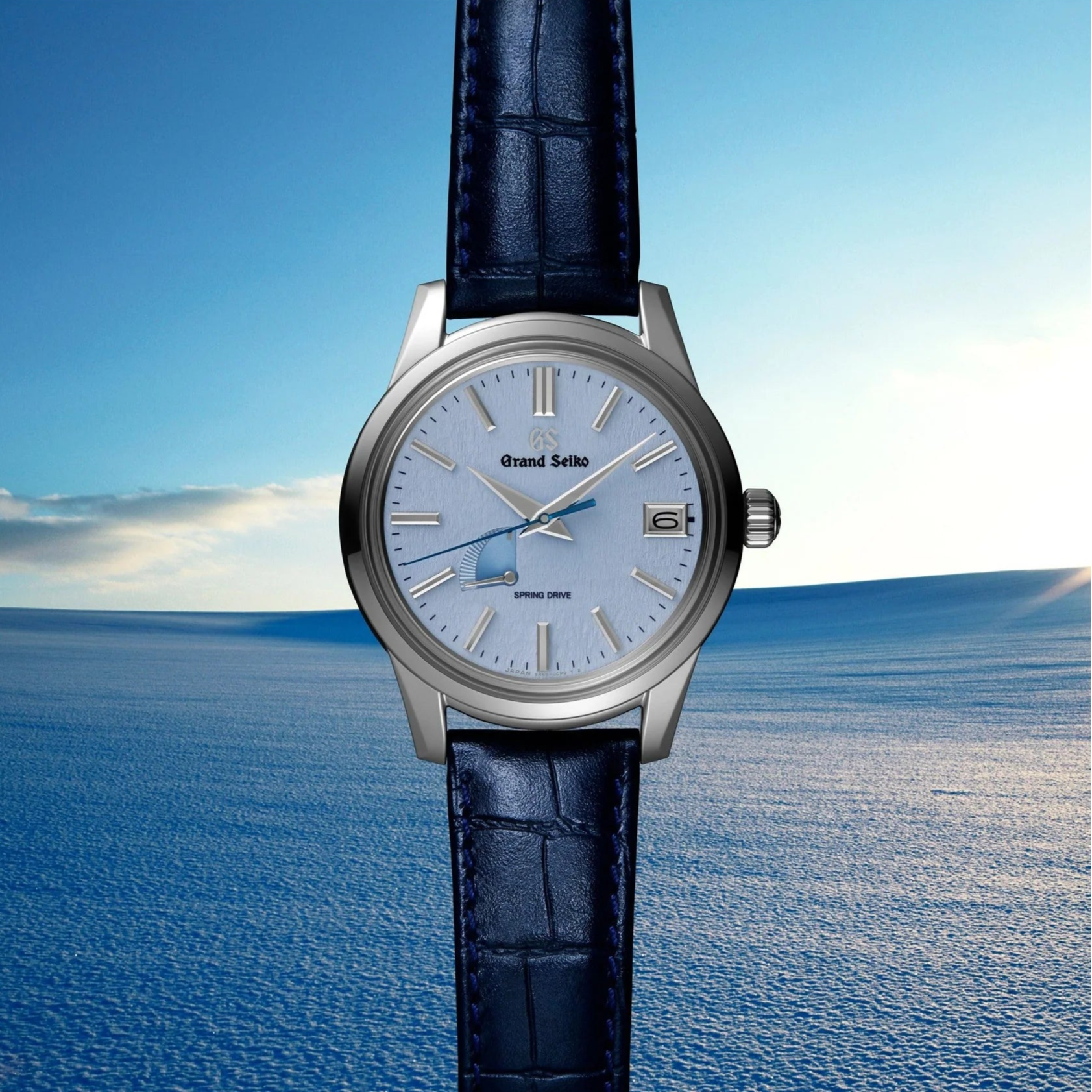 Grand Seiko SBGA407 'Blue Snowflake' Spring Drive Watch - Skeie's Jewelers