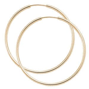 Endless Gold Hoops - Skeie's Jewelers