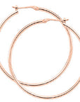 Rose Gold Tube Hoops Carla | Nancy B. - Skeie's Jewelers