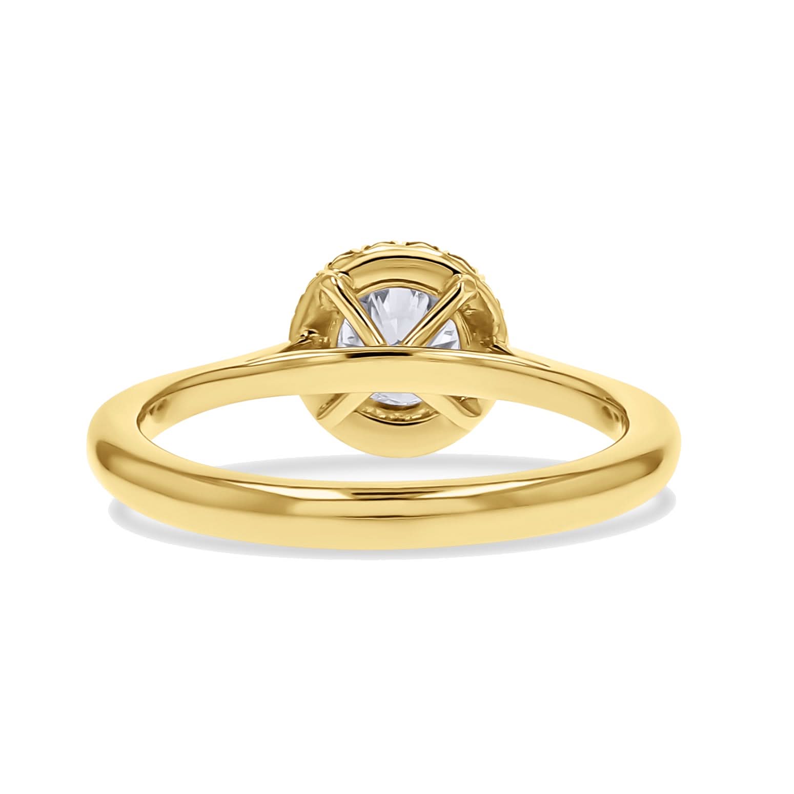Halo-Set Diamond Engagement Ring - Skeie's Jewelers