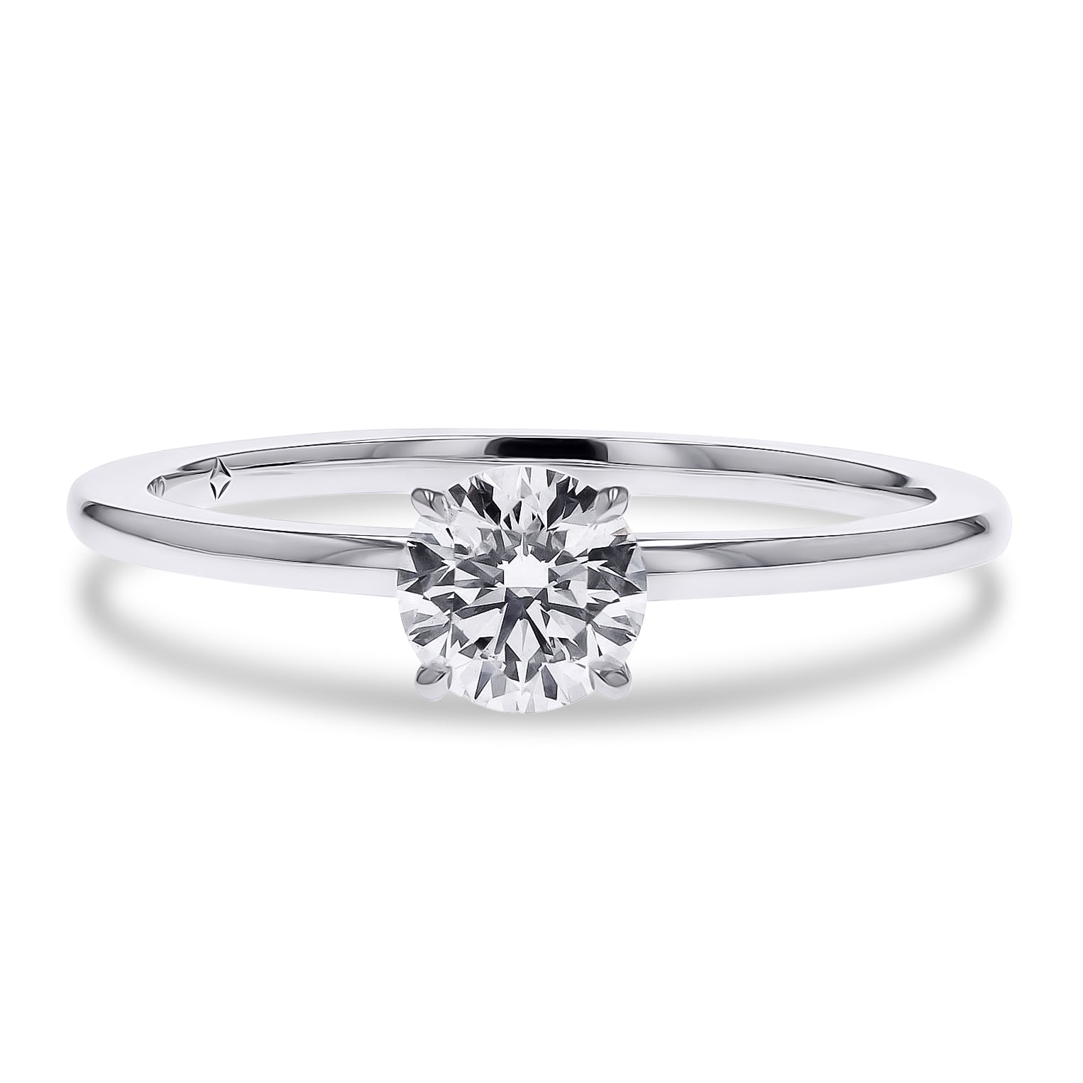 DeBeers Forevermark Diamond Solitaire Engagement Ring - Skeie's Jewelers