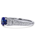 Sapphire Pave Diamond Ring - Skeie's Jewelers
