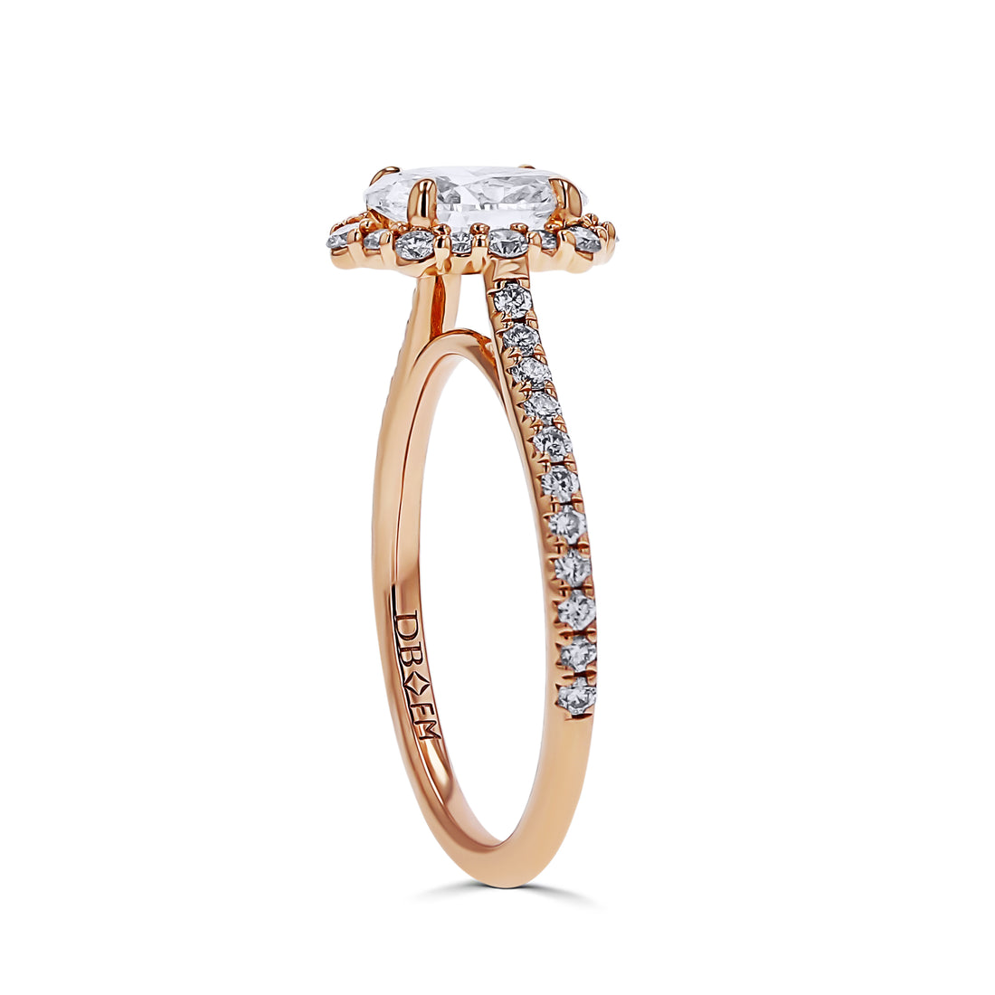 Forevermark Oval-Cut Cluster Halo Engagement Ring - Skeie's Jewelers