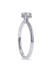 Petal-Halo Diamond Engagement Ring - Skeie's Jewelers