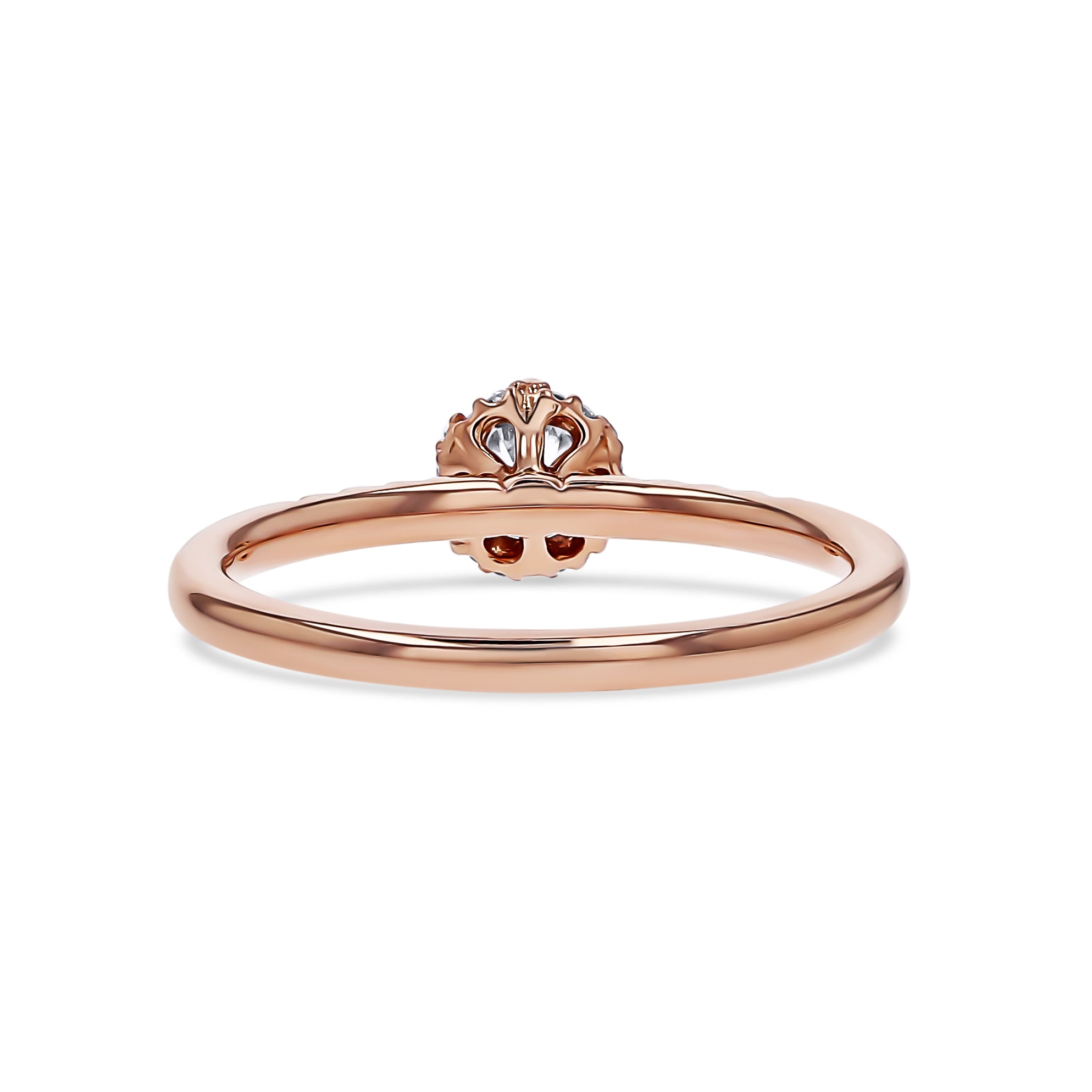 Petal-Halo Diamond Engagement Ring - Skeie's Jewelers