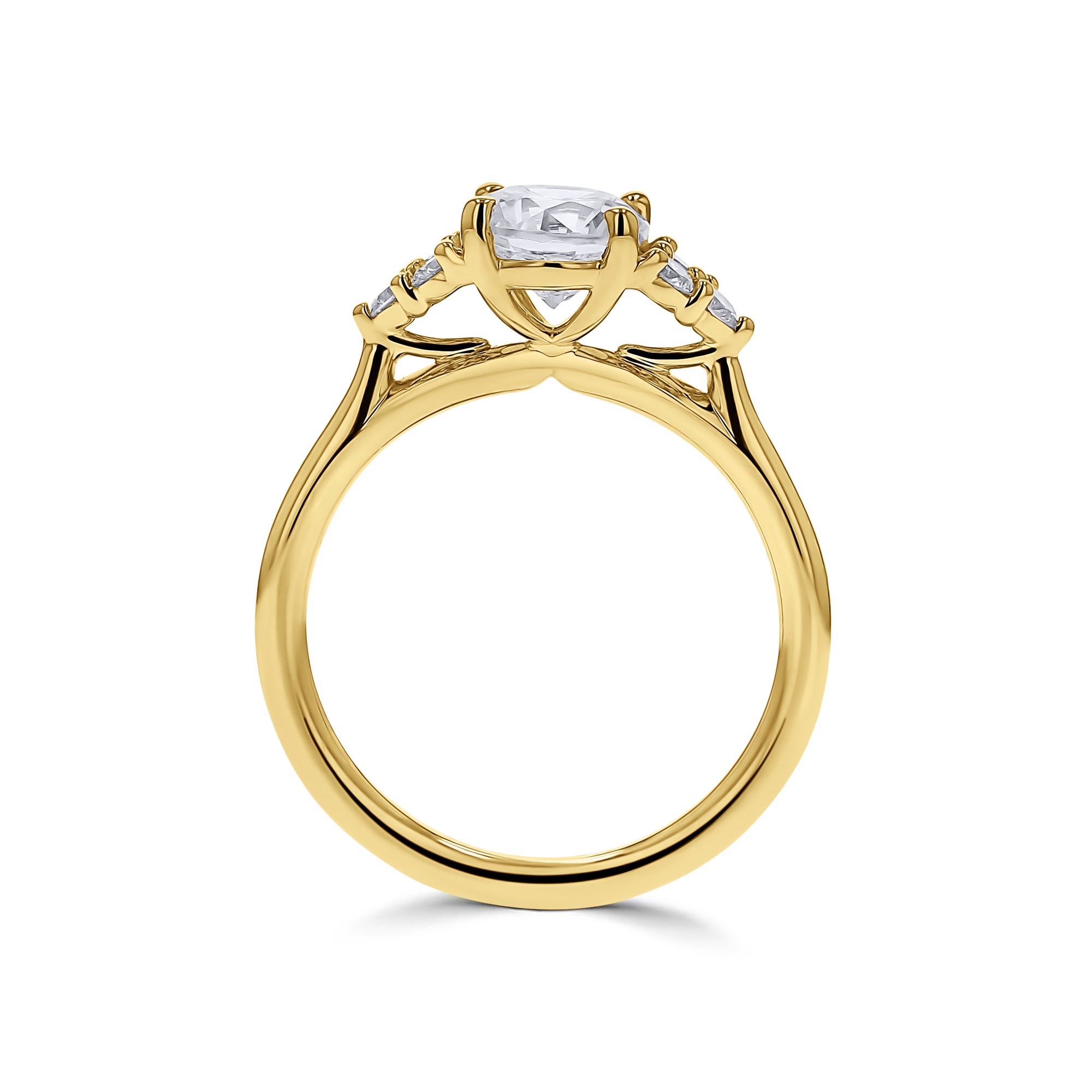 Cluster-Style Diamond Engagement Ring - Skeie's Jewelers
