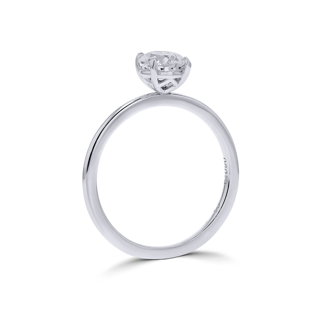 DeBeers Forevermark Diamond Solitaire Engagement Ring