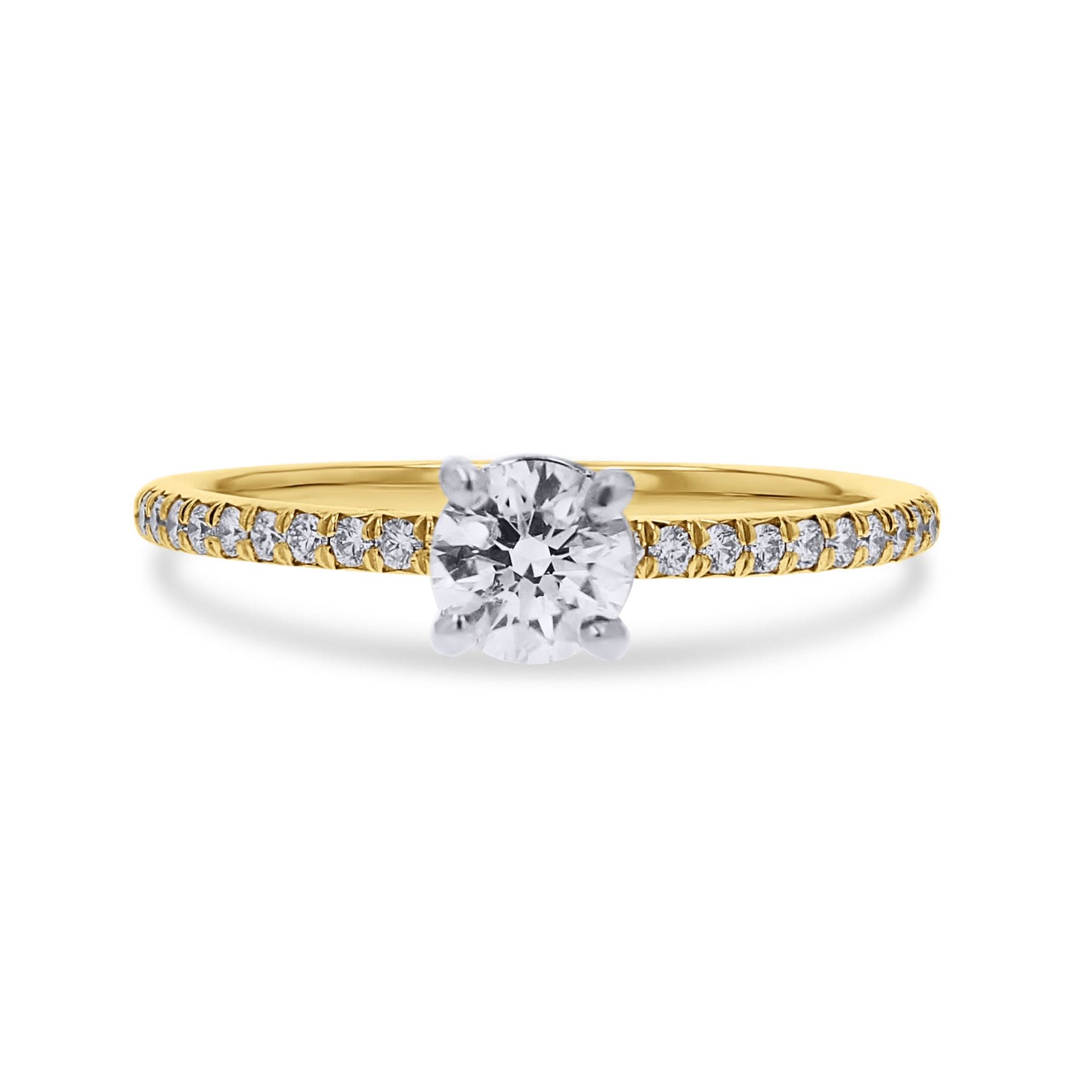 Dainty Diamond Line Engagement Ring - Skeie's Jewelers