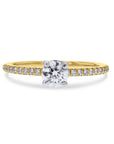 Dainty Diamond Line Engagement Ring - Skeie's Jewelers