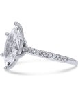Frederick Goldman Diamond-Line Low Profile Engagement Ring - Skeie's Jewelers