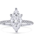 Frederick Goldman Diamond-Line Low Profile Engagement Ring - Skeie's Jewelers