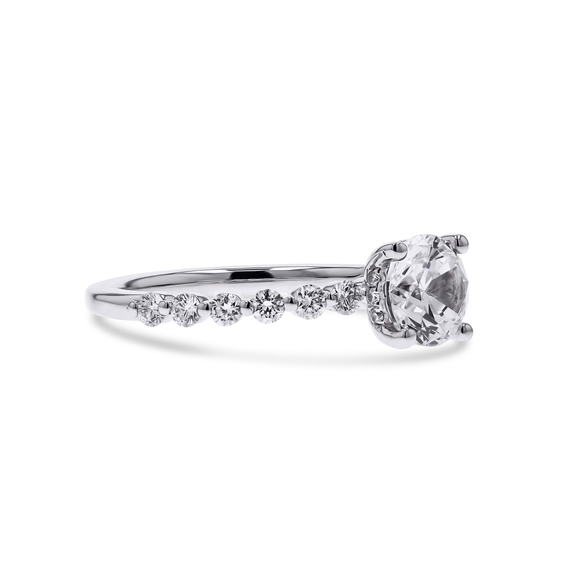 Single-Prong Diamond Engagement Ring - Skeie's Jewelers