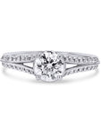 Diamond-Set Split Shank Engagement Ring - Skeie's Jewelers