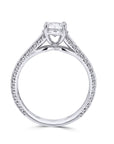 Diamond-Set Split Shank Engagement Ring - Skeie's Jewelers