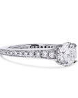 Platinum Graduated-Diamond Engagement Ring - Skeie's Jewelers