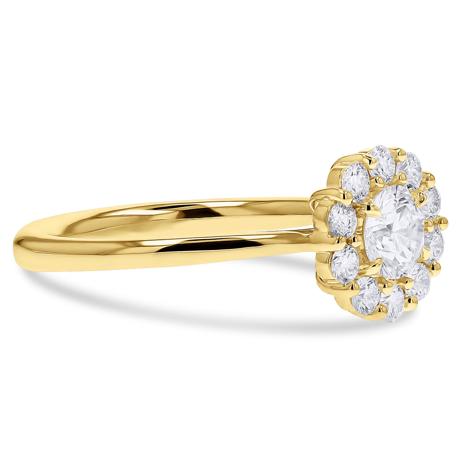 The Legacy Collection Cluster-Set Diamond Ring