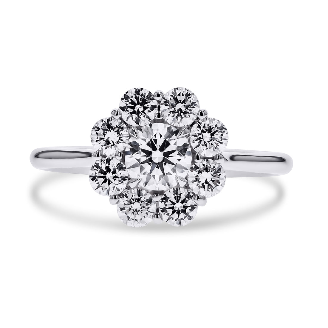 The Legacy Collection Cluster-Set Diamond Ring