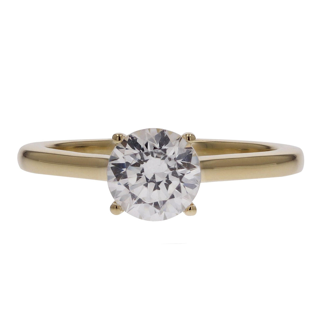 Skeie's Bridal Solitaire Semi-Mount Engagement Ring in Yellow Gold - Skeie's Jewelers
