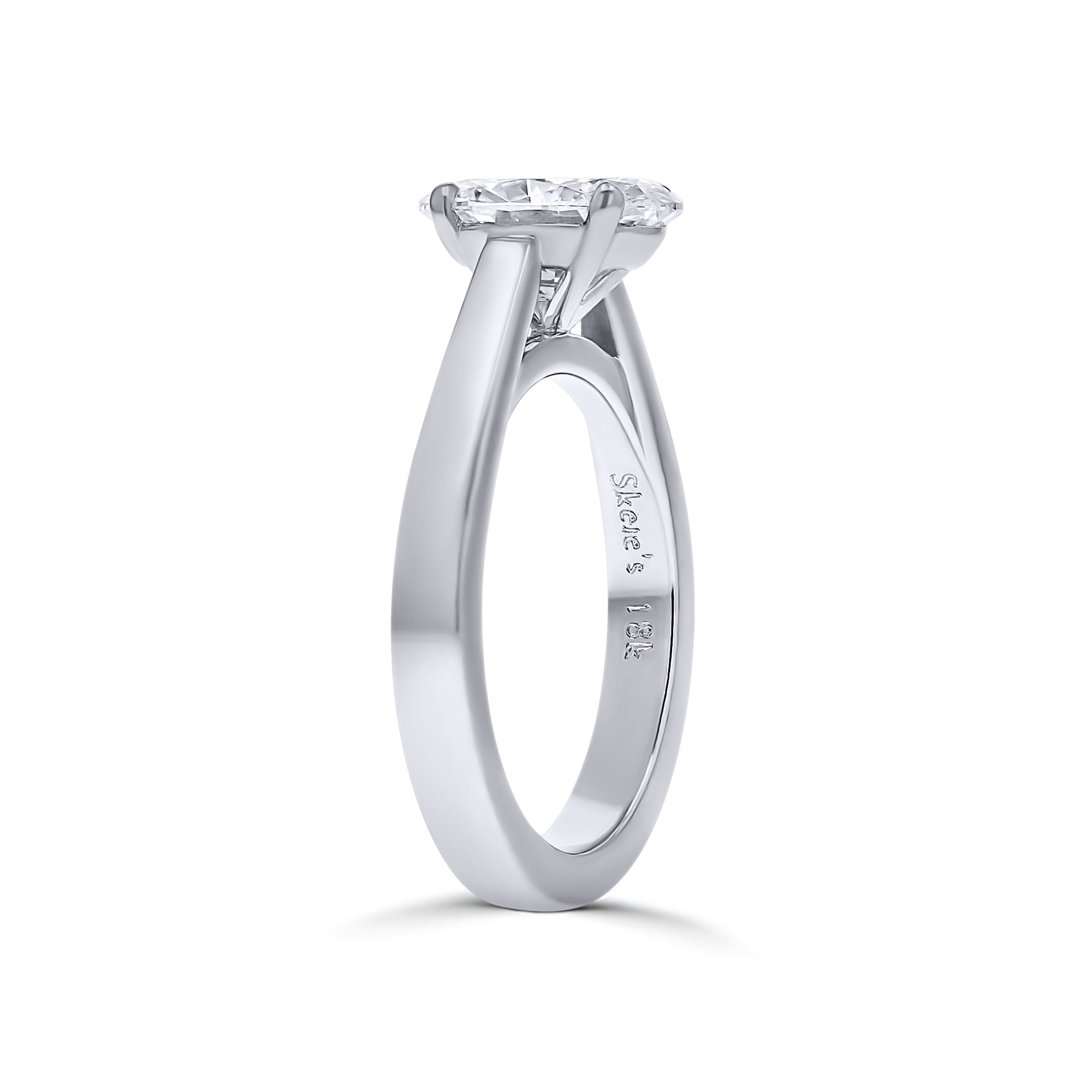 Skeie's Exclusive Oval-Cut Solitaire Engagement Ring - Skeie's Jewelers