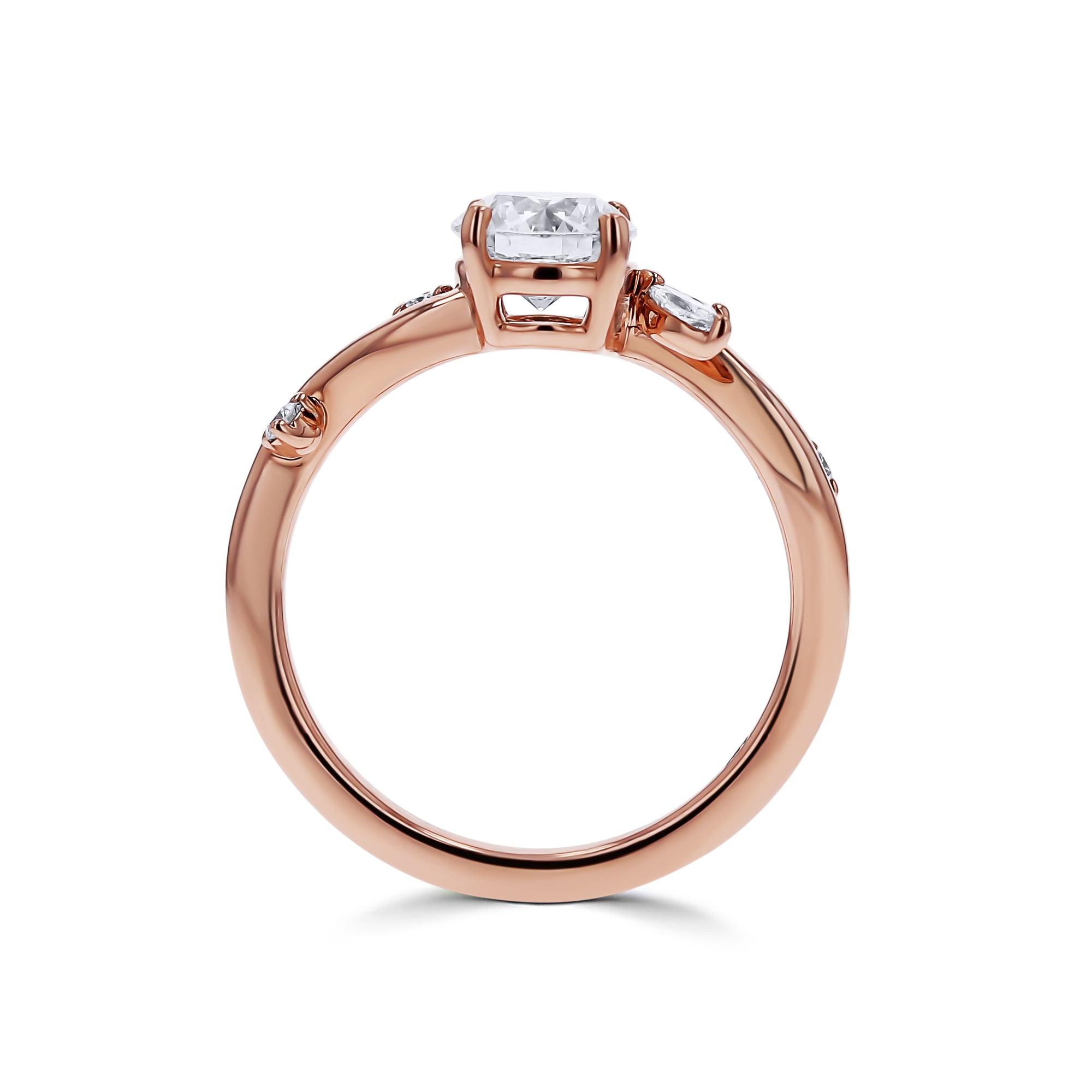 Natural Diamond Vine-Inspired Engagement Ring - Skeie's Jewelers