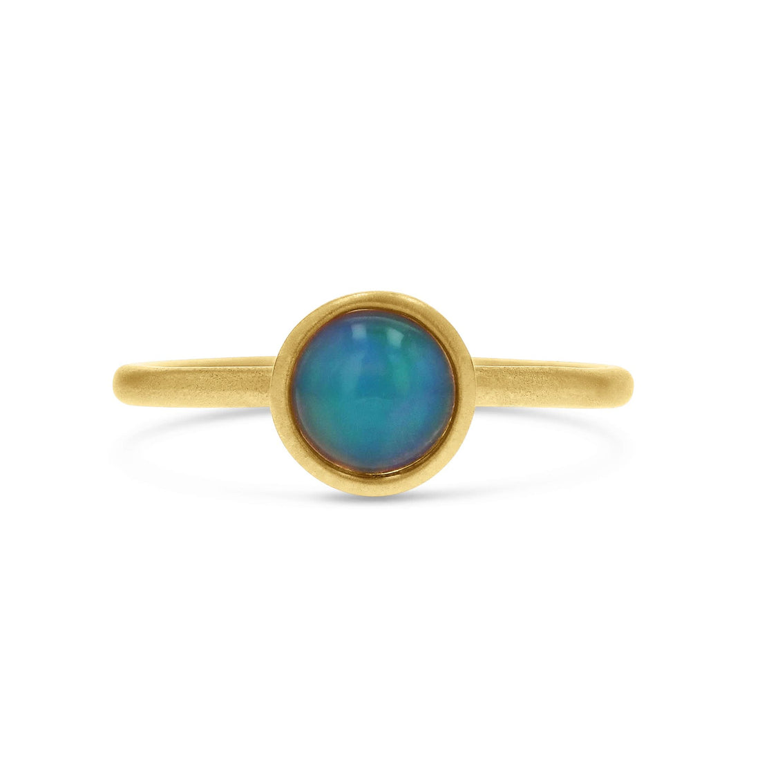 Opal Bezel-Set Ring by Kimberly Collins