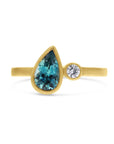 Toi et Moi Sapphire and Diamond Ring by Kimberly Collins - Skeie's Jewelers
