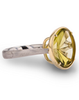 Lemon Quartz Bridge Gem Drop Ring - Skeie's Jewelers