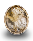 Oval Agate Gem Drop Ring - Skeie's Jewelers