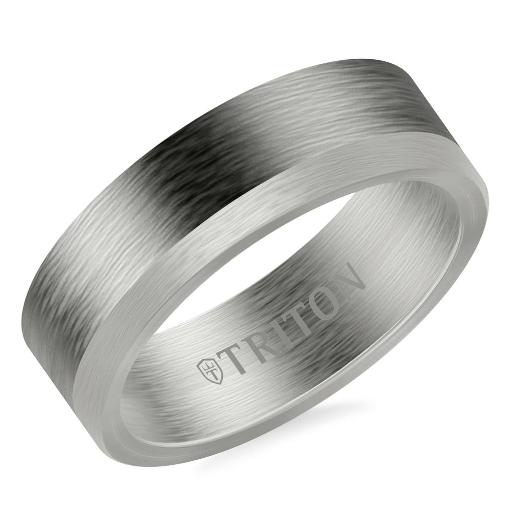 Gold and Tantalum Inlay Men's Band - Skeie's Jewelers