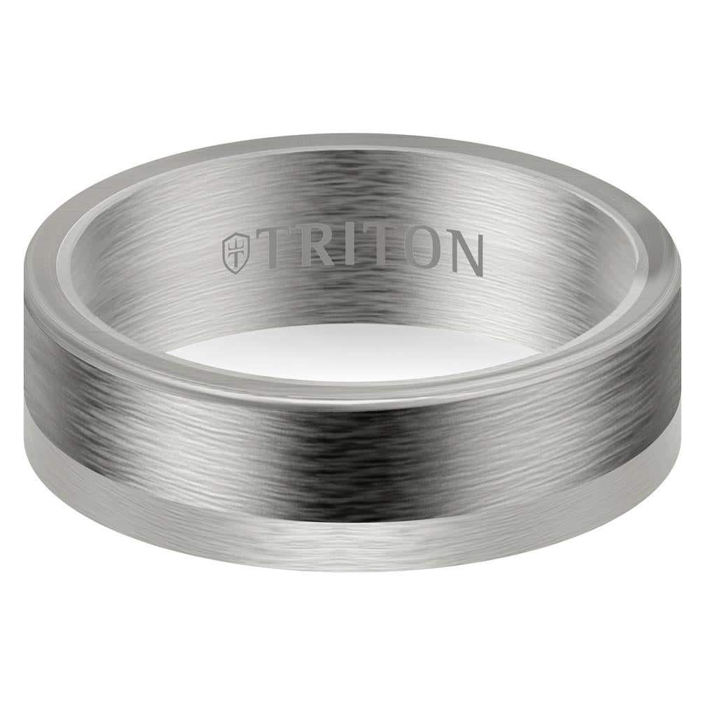 Gold and Tantalum Inlay Men's Band - Skeie's Jewelers