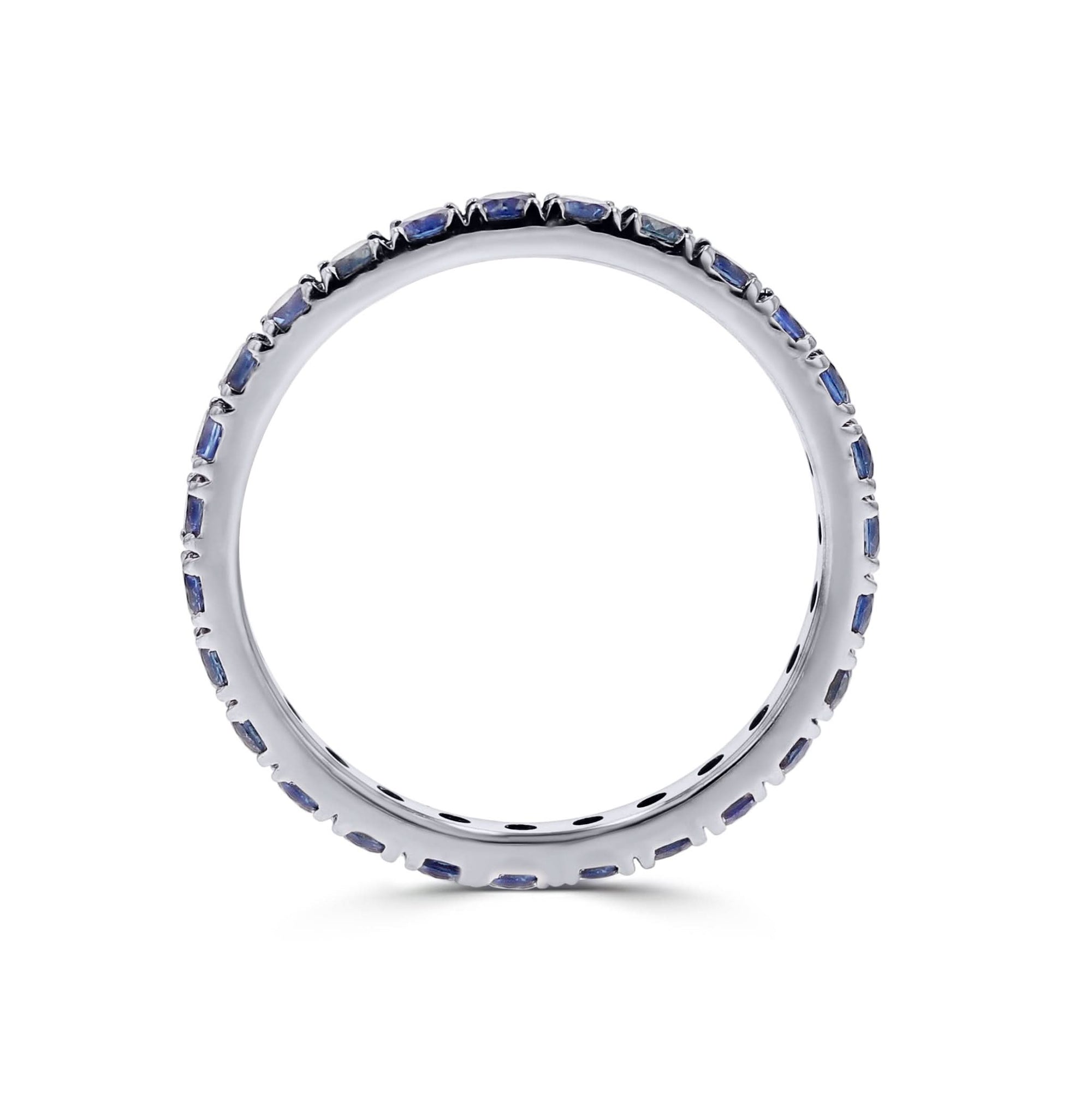 Blue Sapphire Eternity Stacking Band - Skeie's Jewelers