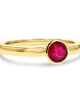Bezel-Set Ruby Ring - Skeie's Jewelers