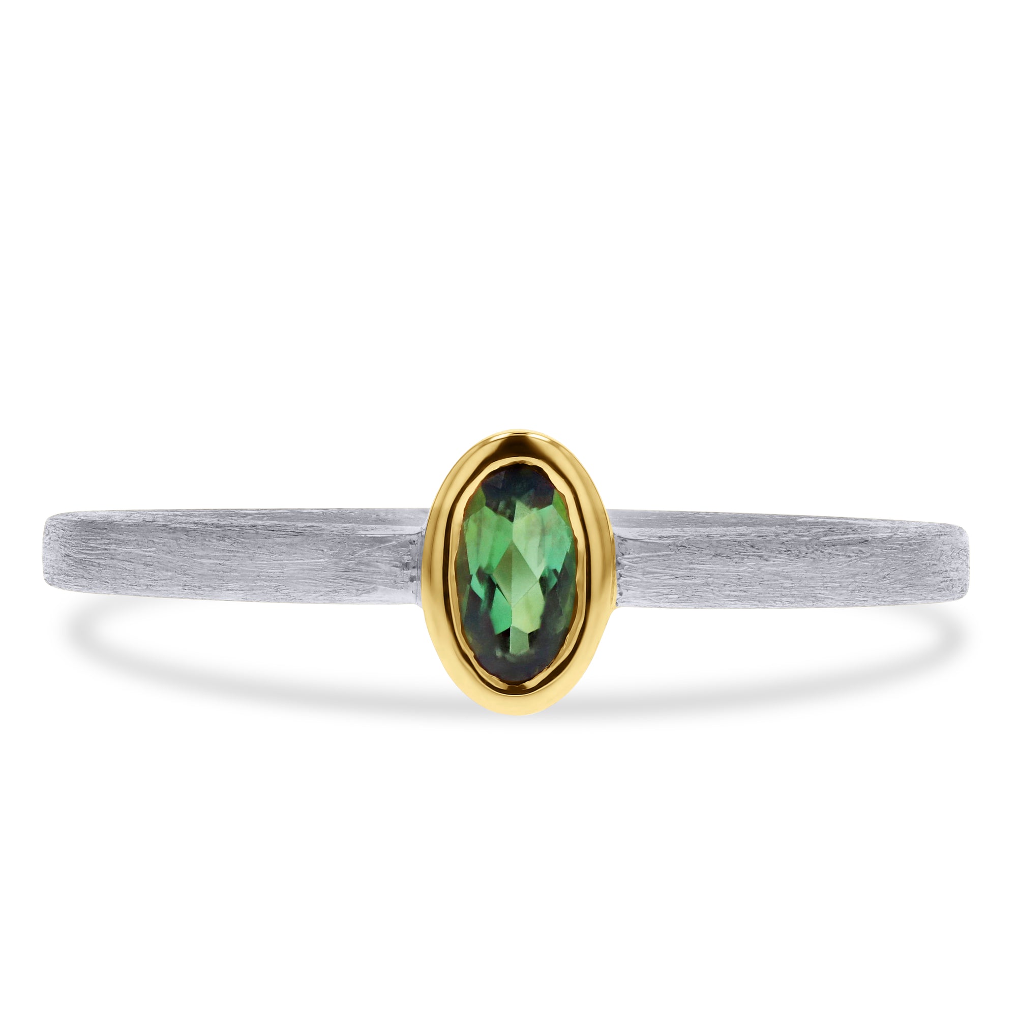 Dainty Tourmaline Bezel-Set Ring - Skeie's Jewelers
