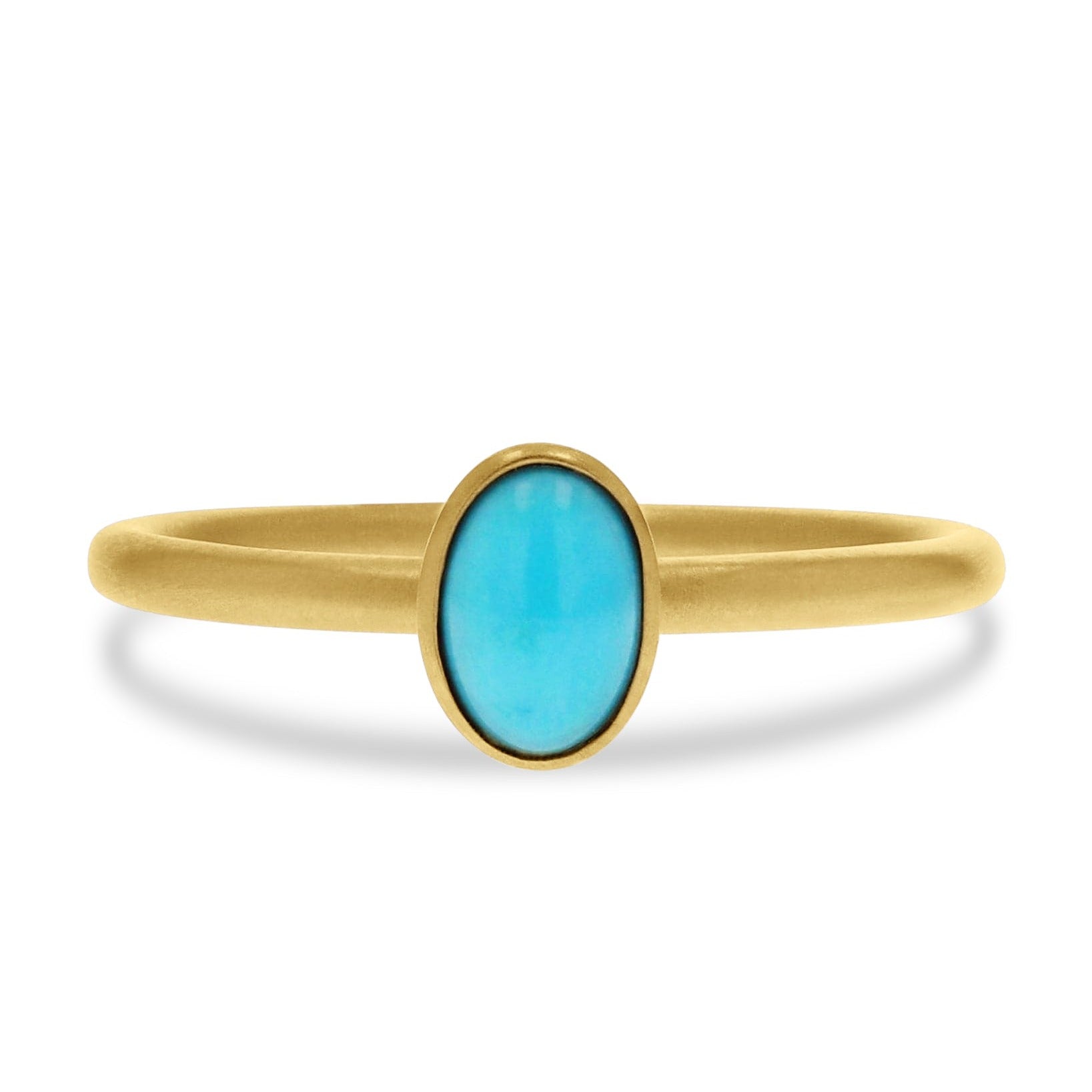 Turquoise and Gold Ring by Kimberly Collins - Skeie's Jewelers