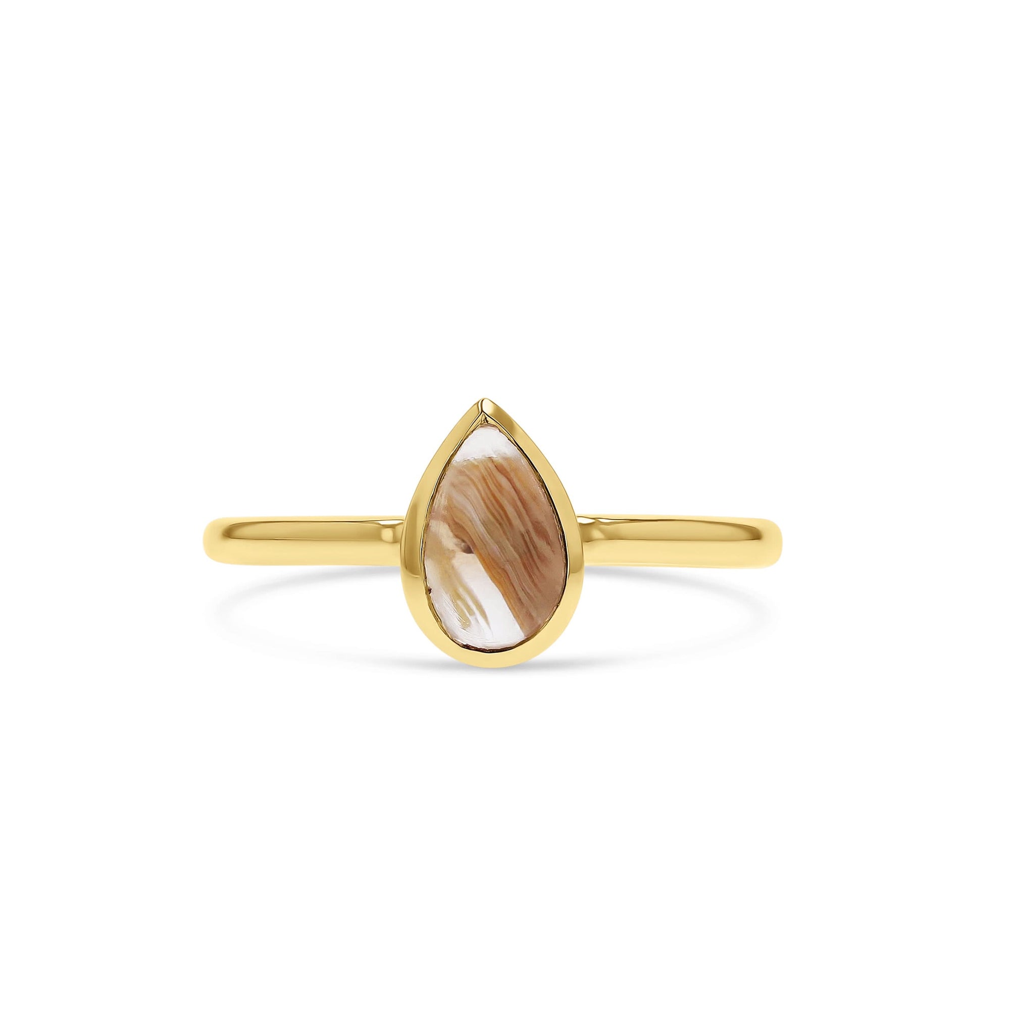 Rutile Quartz Bezel-Set Ring - Skeie's Jewelers
