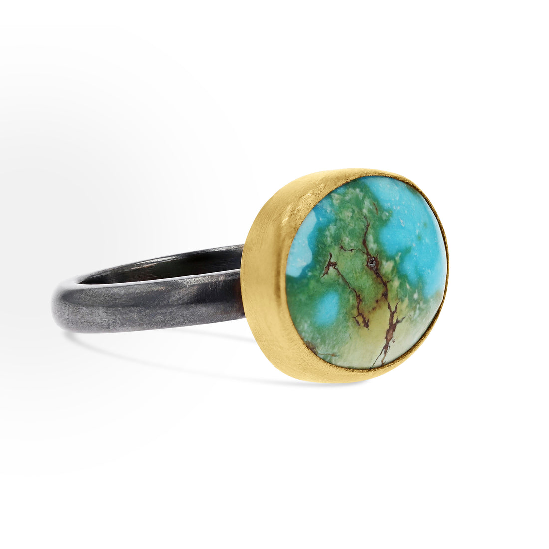 Lika Behar Oval-Cut Sonoran Turquoise Ring