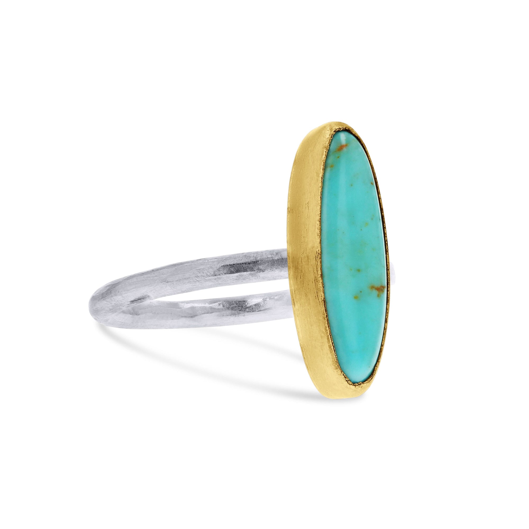 Lika Behar Kingman Turquoise Ring - Skeie's Jewelers
