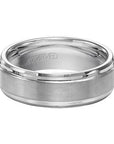 Tungsten Carbide Comfort Fit Satin Center Men's Band - Skeie's Jewelers