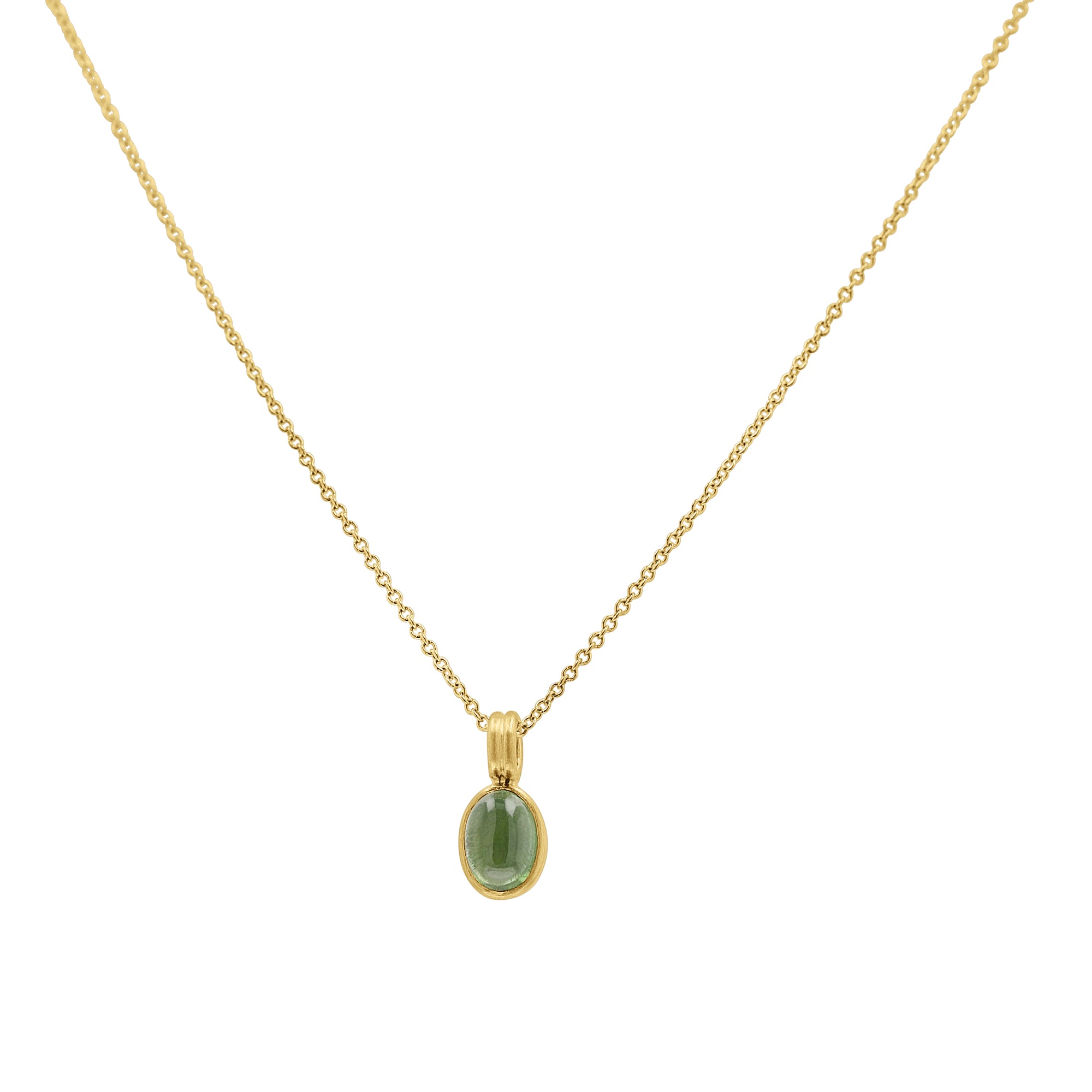 Oval Tourmaline Pendant - Skeie's Jewelers