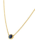 Blue Bezel-Set Tourmaline Necklace - Skeie's Jewelers