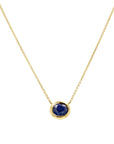 Sapphire Bezel-Set Necklace by Skeie's - Skeie's Jewelers