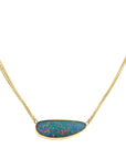 Triple Chain Boulder Opal Pendant by Kimberly Collins - Skeie's Jewelers